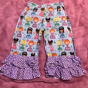 Princess ruffle pants! Handmade!